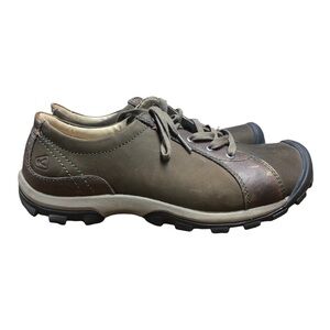 Keen Women's Dark Brown Leather Athletic Shoes